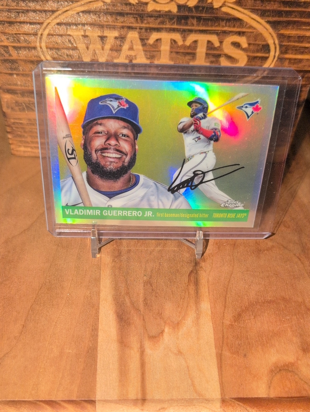 2025 Topps Chrome Vladimir Guerrero Jr. Silver Refractor Blue Jays